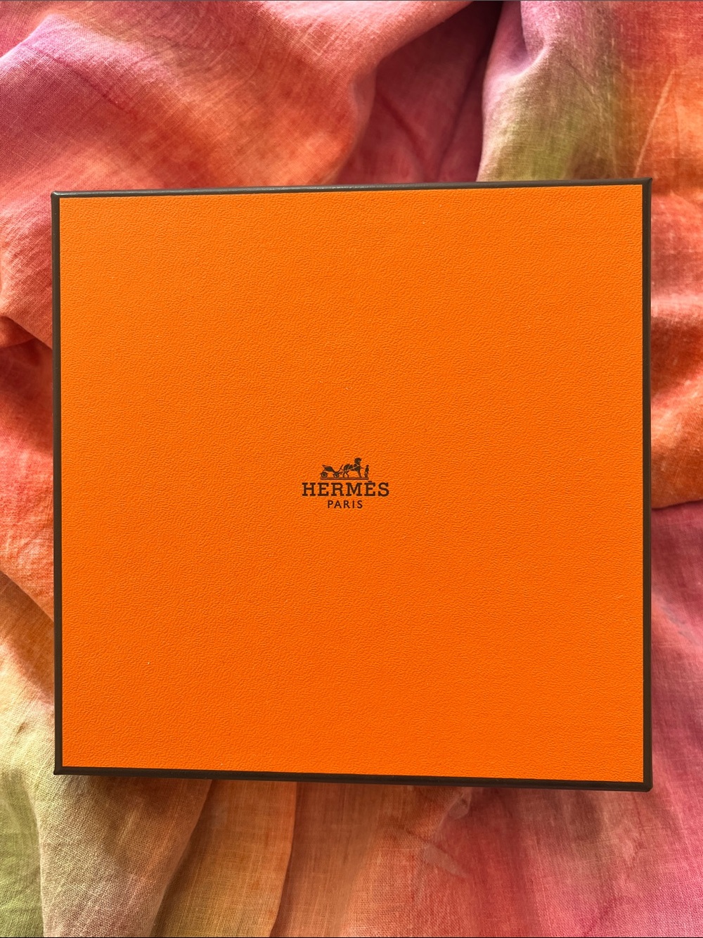 Hermes Orange Signature Gift Box